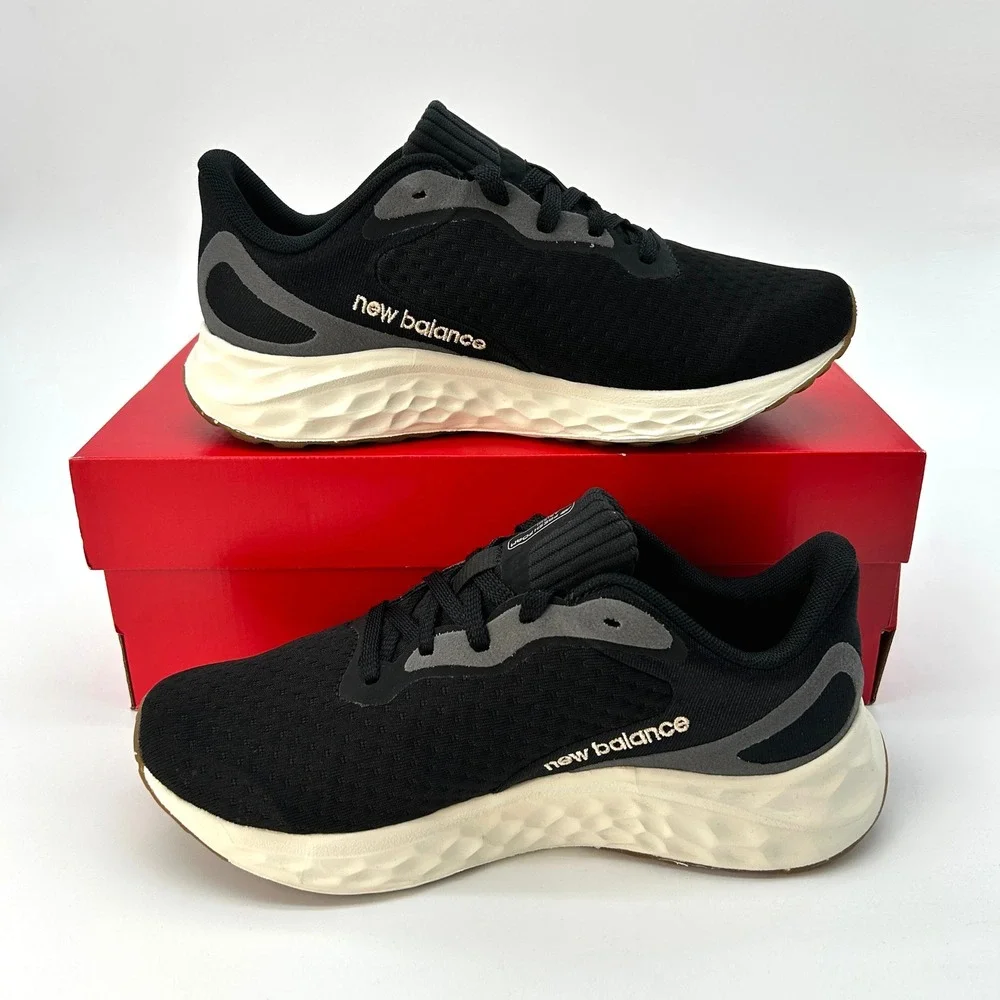 New Balance Fresh Foam Arishi v4 Size 6.5 Womens Sneakers Black Gold Gum NEW